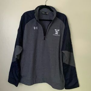 Yale University Men’s UA 3/4 Zip Lightweight Navy Jacket XL